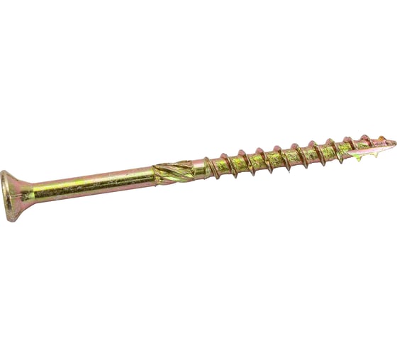 Изображение товара Саморез с фрезой по дереву INFIX потайной, 3.5x50 мм, ЦЖ, TX15, 100 шт. 60018