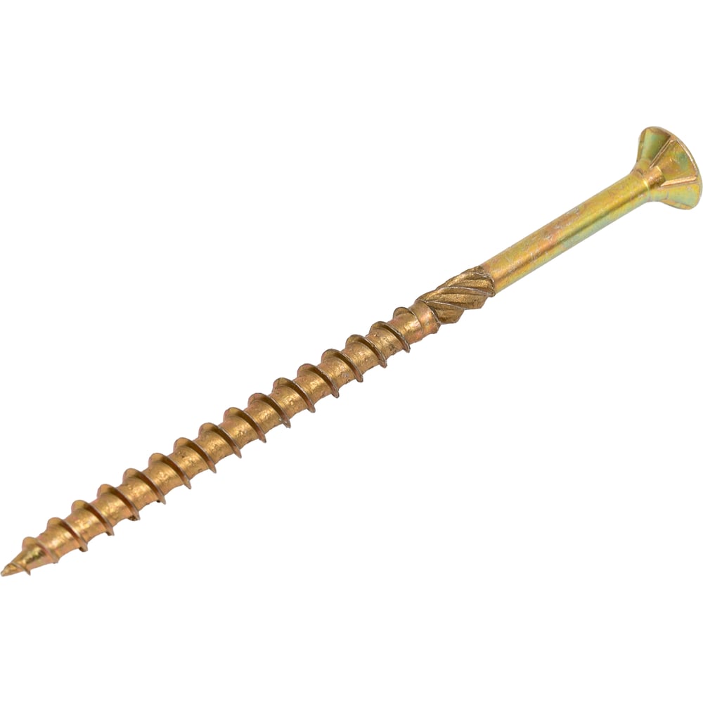 Изображение товара Саморез с фрезой по дереву INFIX потайной, 4x70 мм, ЦЖ, TX20, 100 шт. 60042