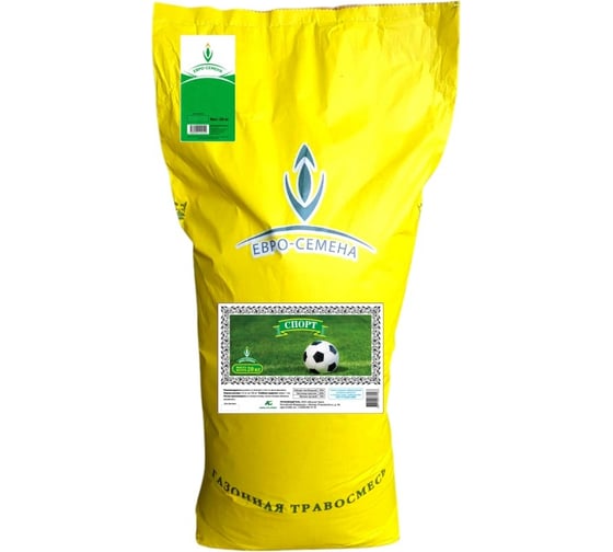 Изображение товара Газонная травосмесь Евро-Семена Спорт 20 кг 51676