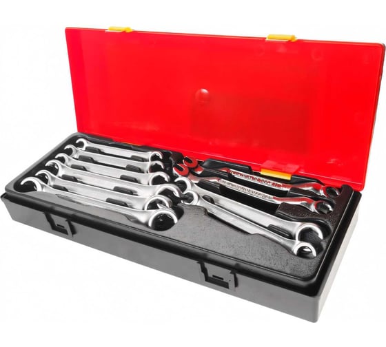 Изображение товара Набор разрезных ключей евро-типа в кейсе 10шт JTC-K6102