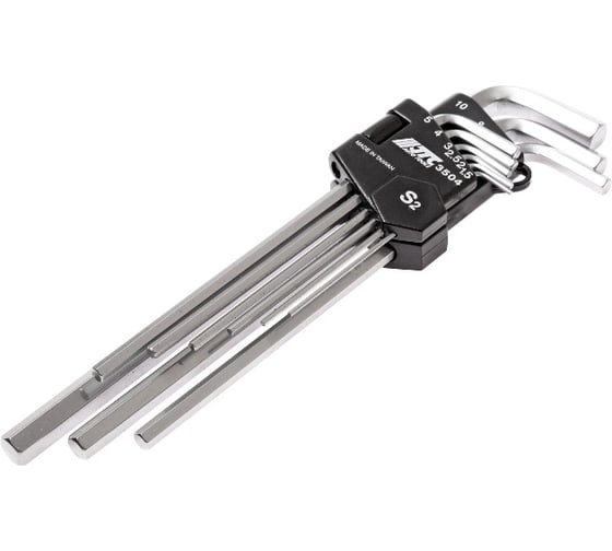 Изображение товара Набор удлиненных шестигранных ключей 1.5-10мм 9шт JTC-3504