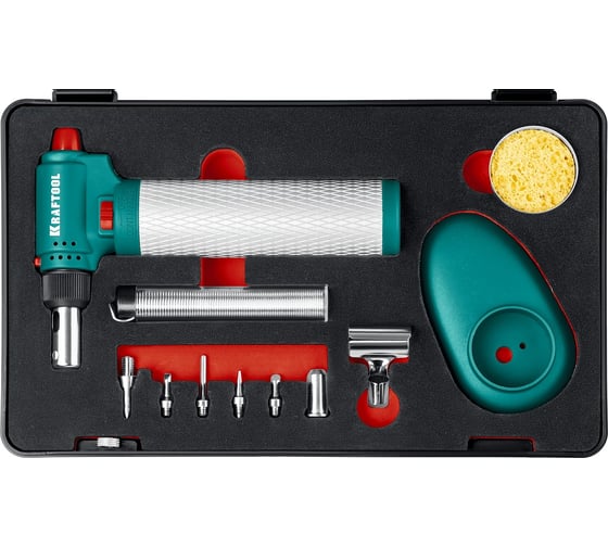 Изображение товара Газовый паяльник KRAFTOOL Multi torch набор 8-в-1 55506-H8