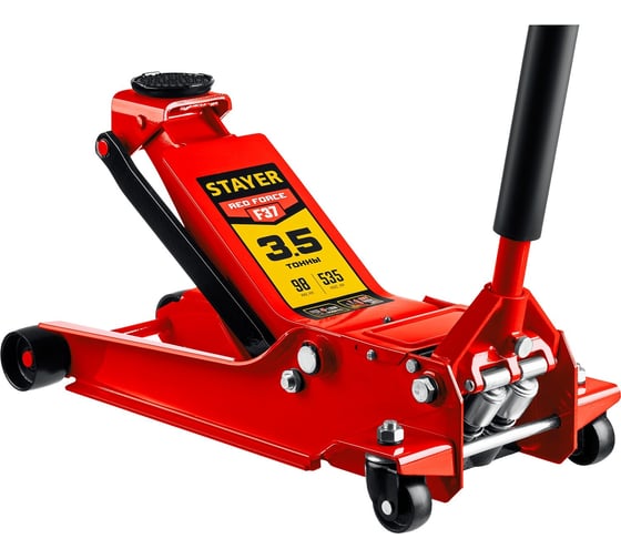 Изображение товара Подкатной домкрат универсальный для СТО STAYER Red ForceF-37 3.5т, 98-535мм 43158-3.5