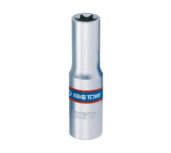 Изображение товара Головка торцевая TORX Е-стандарт 3/8", E4, L = 63 мм KING TONY 327504M