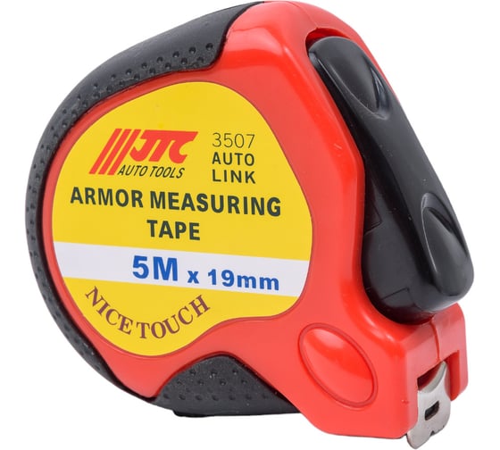 Изображение товара Рулетка 5м 19мм обрезиненный корпус JTC-3507