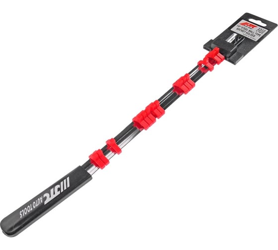 Изображение товара Держатель головок 1/4" L=445мм стальная рейка 14шт пластиковая рукоятка JTC-5912