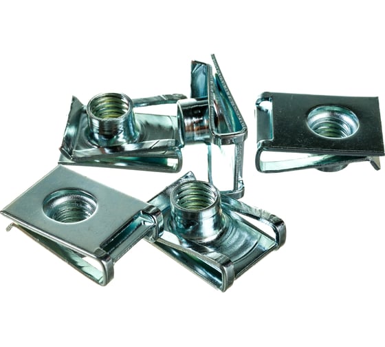 Изображение товара Автомобильная скоба вставка металлическая, резьба 8мм, 25х16.5мм 50шт JTC-TQ8U