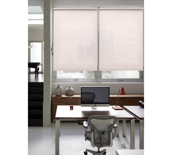 Изображение товара Рулонная штора Эскар skreen light, бежевый, 73x200 см 7692073200