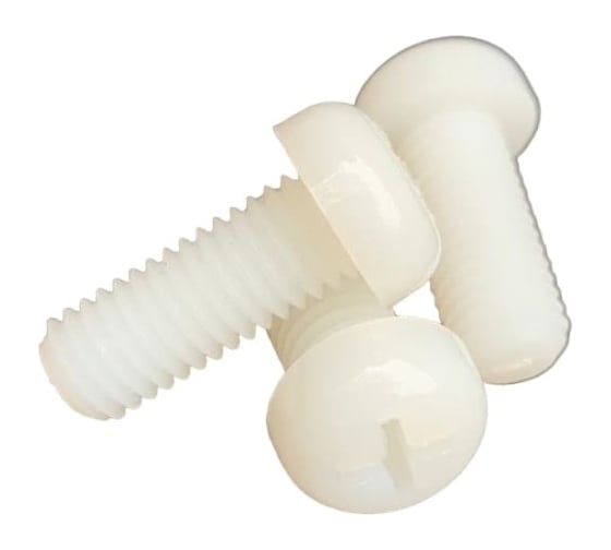 Изображение товара Винт с полукруглой головкой и крестовым шлицом DINFIX DIN 7985, полиамид (пластик), М6x40, 10 шт. 00-00003330