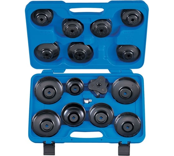 Изображение товара Набор съемников масляных фильтров (66-108 мм, 16 предметов) KING TONY 9AE2016