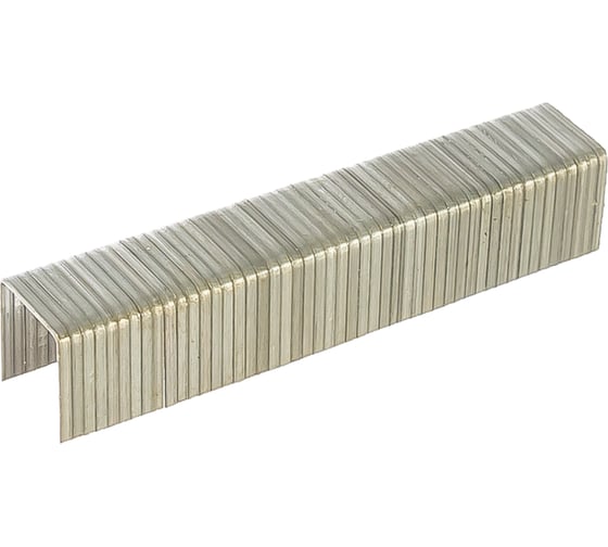 Изображение товара Cкоба каленая (1000 шт; 12x1.2 мм; Тип 140) для мебельного степлера Stelgrit 655009