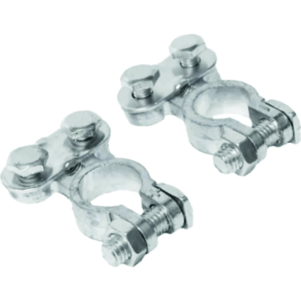 Изображение товара Ремонтные клеммы для аккумулятора TopAuto 2 шт свинец-цинк компактные и надежные