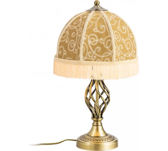 Изображение товара Настольная лампа Citilux Базель с абажуром Вышивка Бронза CL407804