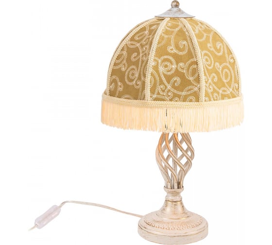 Изображение товара Настольная лампа Citilux Базель с абажуром Вышивка Патина CL407805