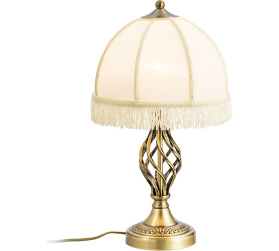 Изображение товара Настольная лампа Citilux Базель с бежевым абажуром Бронза CL407800