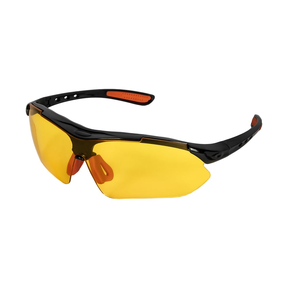 Изображение товара Защитные очки DDE 647-635 желтые прозрачные с поликарбонатными линзами