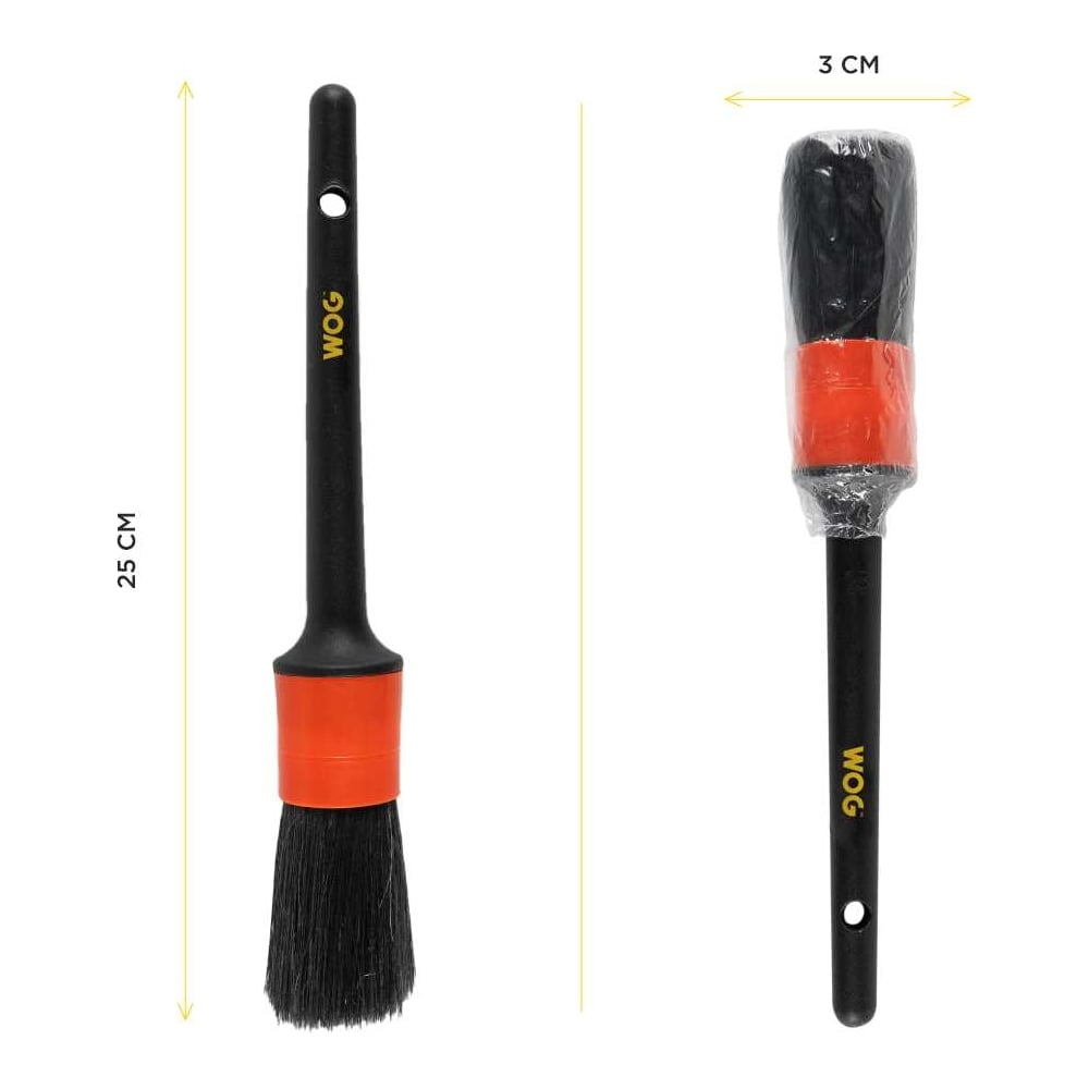 Изображение товара Кисть для детейлинга WOG 30 мм WGC3001 профессиональный инструмент для ухода за автомобилем