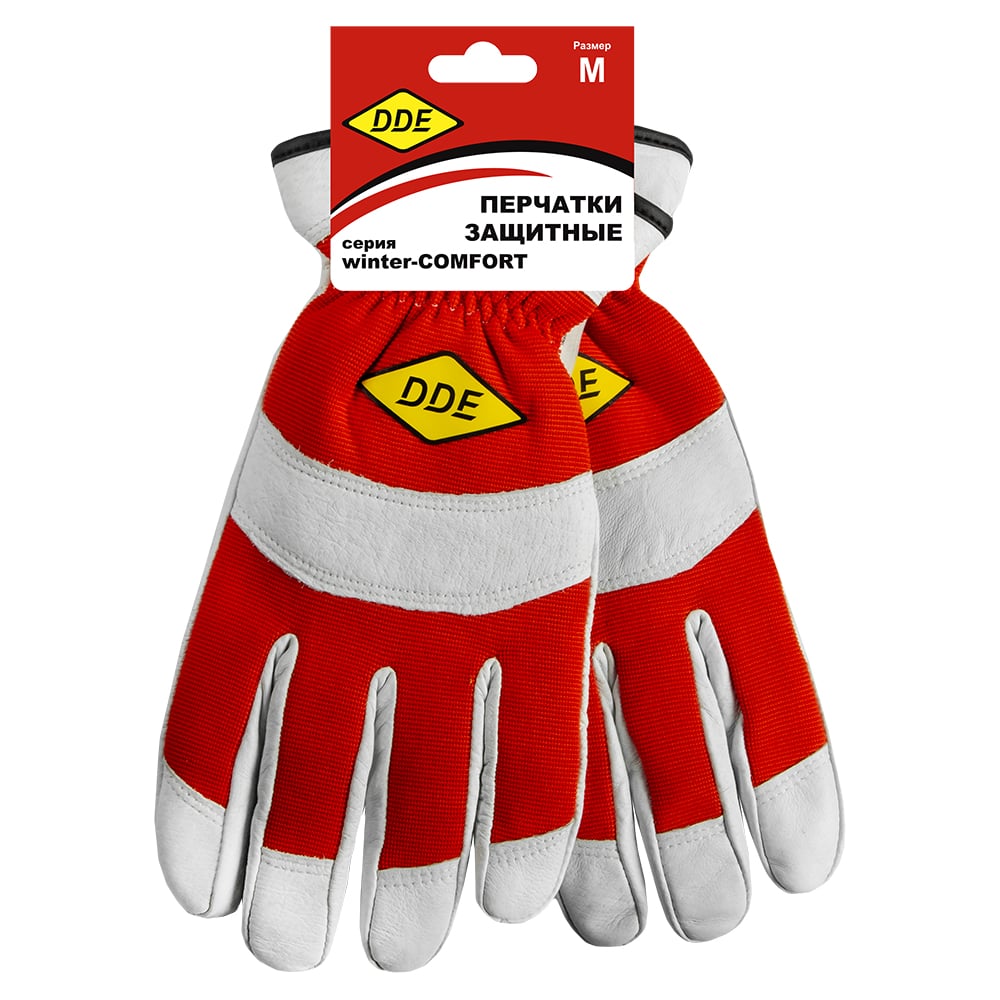 Изображение товара Утепленные кожаные перчатки winter-SOMFORT р.M DDE 648-540 для зимы