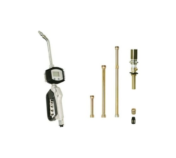 Изображение товара Комплект на бочку 60-220 л (насос 3:1, пистолет с электронным счетчиком и жестким наконечником) Lubeworks 1700212