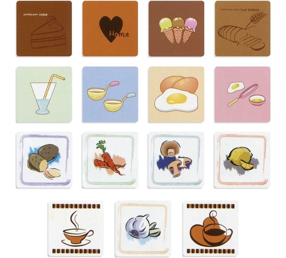 Изображение товара Набор стикеров Мультидом 7х7 см 5 шт YT67-46