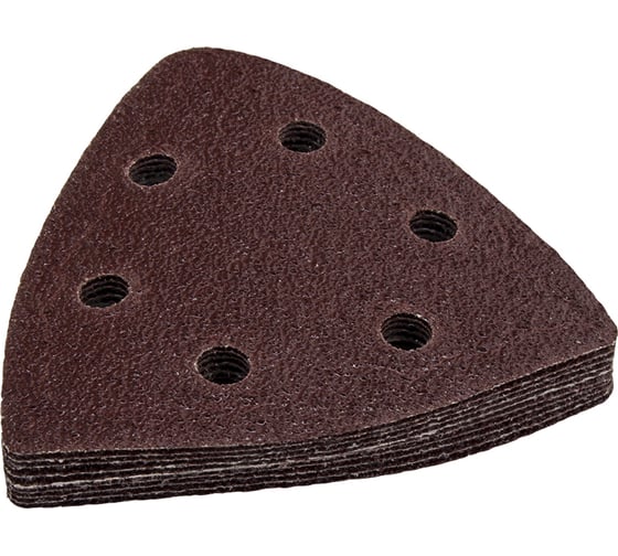 Изображение товара Набор шлифовальных листов дельтавидных (93 мм; Р40) 10 шт. ПРАКТИКА 240-430
