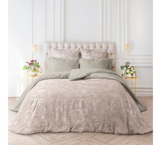 Изображение товара Комплект постельного белья Verossa Сатин двуспальный, с наволочками 70x70 см Weightless 757304