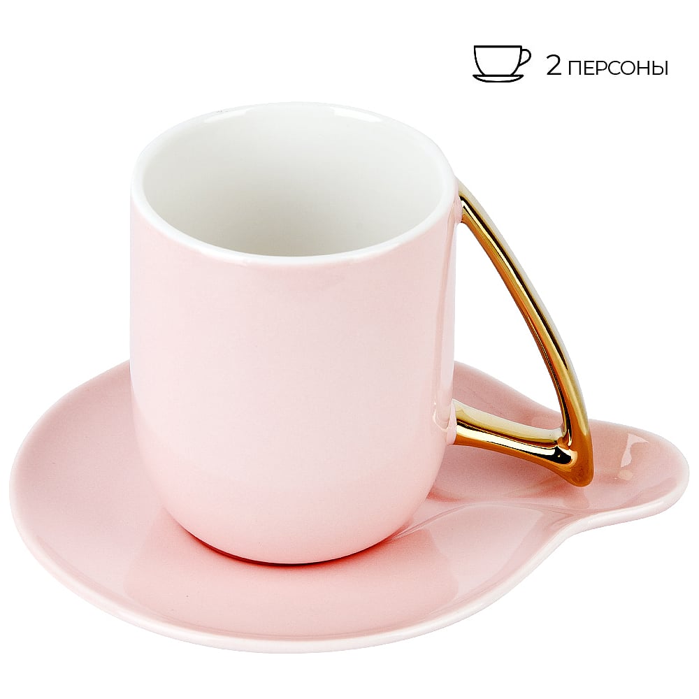 Чайный набор Nouvelle, цвет розовый 1400012 5th avenue - фото 1