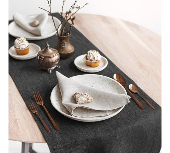 Изображение товара Сервировочная дорожка Волшебная Ночь 40/140, графит 776601