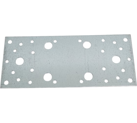 Изображение товара Крепежная пластина Стройметиз кр-210x90 мм, цинк, этикетка 4620069