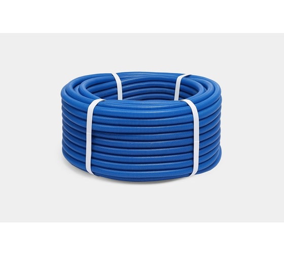 Изображение товара Гофрированная труба КОНТУР защитная D20 (28/23) синий 50 м 080011020100