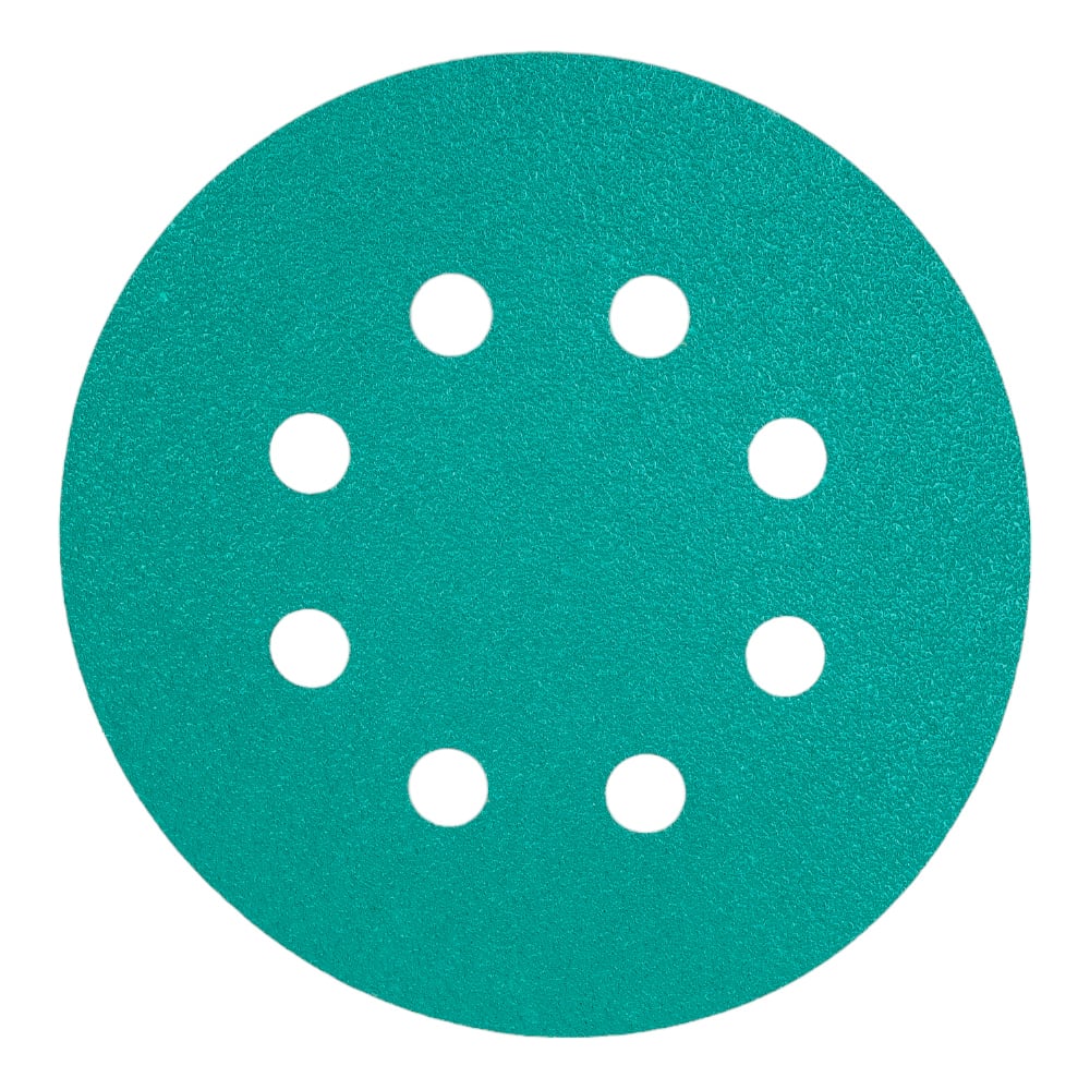 Изображение товара Диск на пленочной основе Film 125 мм 80 зернистость 8 отверстий (100 шт)