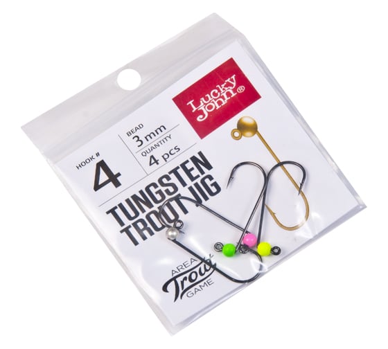 Изображение товара Джиг-головки Lucky John LJ Area Trout Game вольф, 03.0мм, кр.004 MIX2, S, P, Gr, Y, 4шт LJTATG030-SPGY