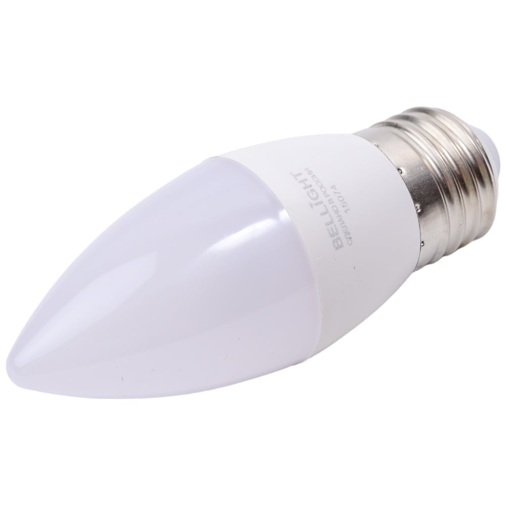 Изображение товара Светодиодная лампа BELLIGHT LED C35 220V 5W E27 3000K теплый белый