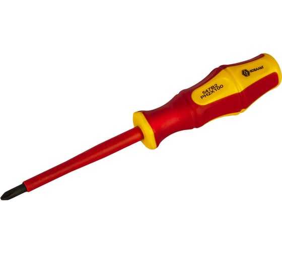 Изображение товара Отвертка диэлектрическая Ultra Grip PH-2 х 100 мм КОБАЛЬТ CR-V 646-508