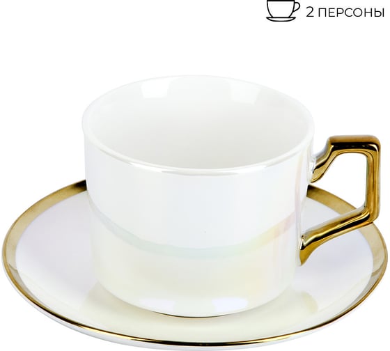 Изображение товара Чайный набор Nouvelle pearl, 4 предмета на 2 персоны, 200 мл 1930012