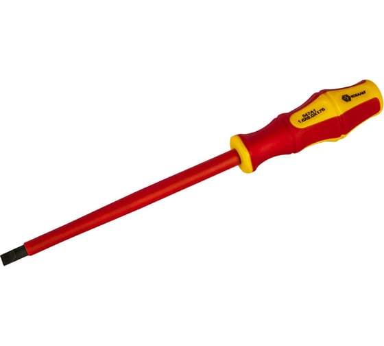 Изображение товара Отвертка диэлектрическая Ultra Grip SL 8,0 х 175 мм CR-V КОБАЛЬТ 646-478
