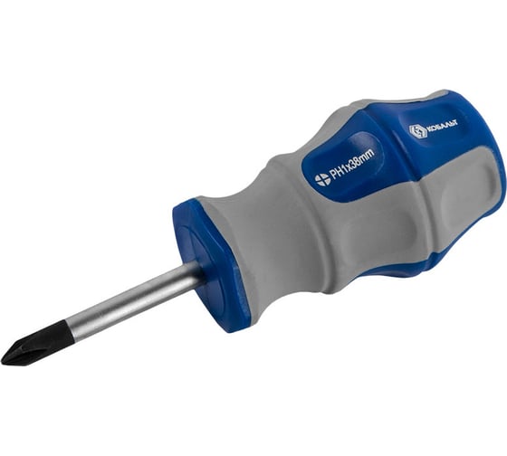 Изображение товара Отвёртка Ultra Grip PH-1 х 38 мм CR-V КОБАЛЬТ 646-386