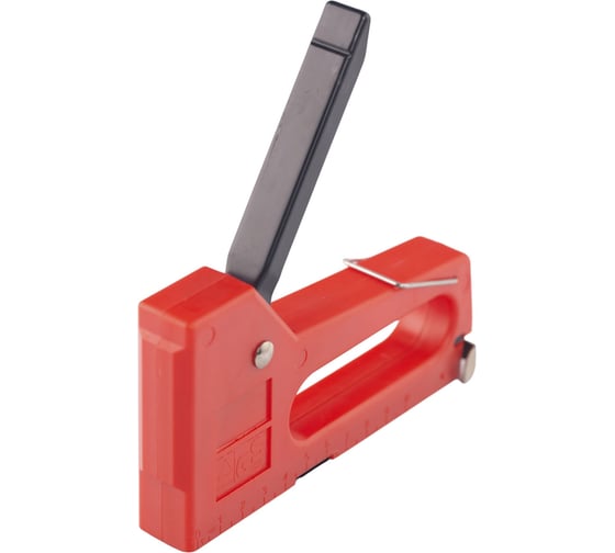 Изображение товара Степлер строительный мебельный в комплексе скобы 100 шт Kroft 4-8мм 202030