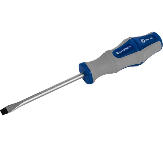 Изображение товара Отвёртка Ultra Grip SL 6 х 100 мм CR-V КОБАЛЬТ 646-270