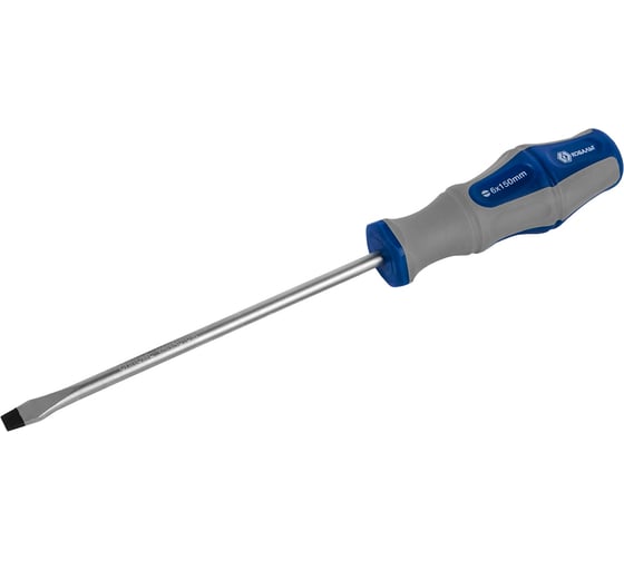Изображение товара Отвёртка Ultra Grip SL 6 х 150 мм CR-V КОБАЛЬТ 646-287