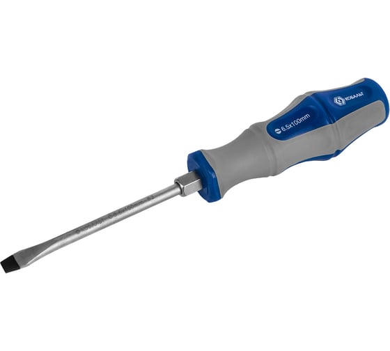 Изображение товара Отвертка ударная Ultra Grip SL 6.5 x 100 мм S2 КОБАЛЬТ 646-546