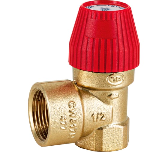 Изображение товара Предохранительный клапан для отопления STOUT Svs-0010-002515 2.5 бар 1/2"x3/4" (477.127) RG00919SFV0841