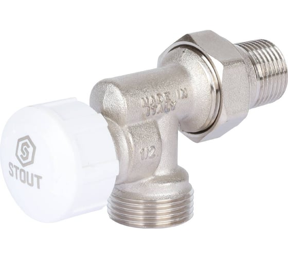 Изображение товара Термостатический клапан осевой STOUT Svt-0005-100015 1/2" х 3/4"ек RG008UEA94RBPC