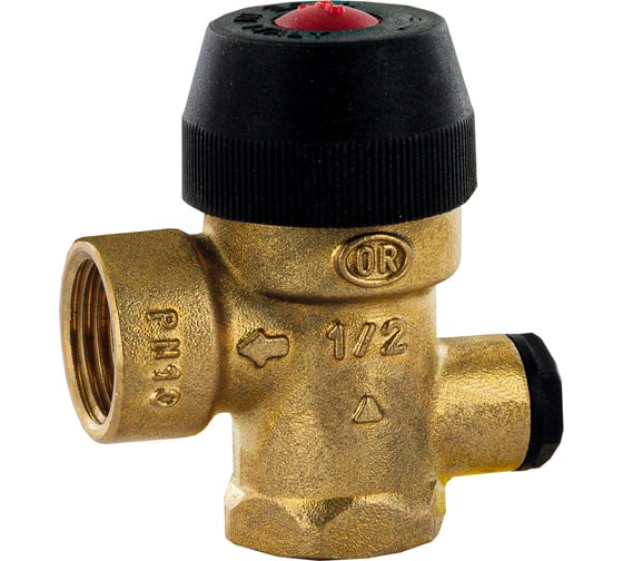 Изображение товара Предохранительный клапан для отопления с вых. под манометр STOUT Svs-0020-003015 3 бар 1/2"x1/2x1/4" (488.130) RG00919SFV1VK8