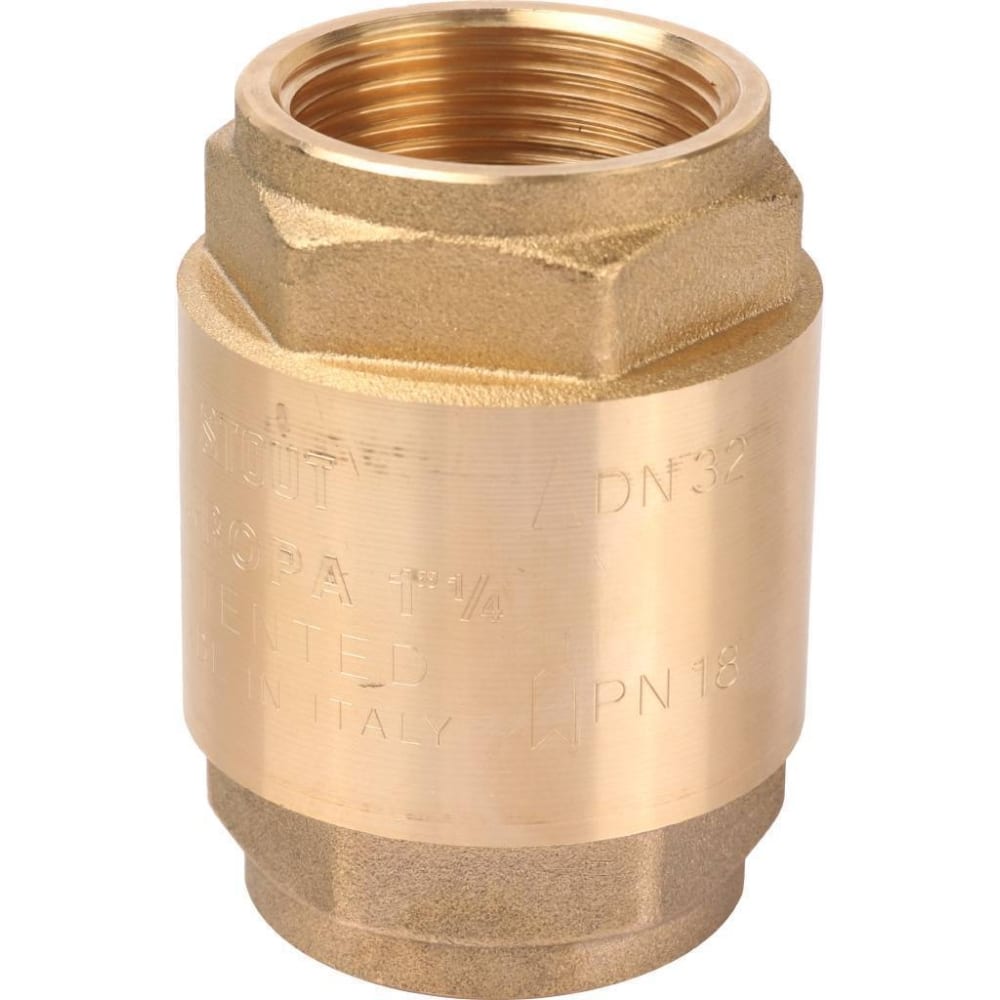 Пружинный муфтовый обратный клапан STOUT пружинный муфтовый обратный клапан dn ru