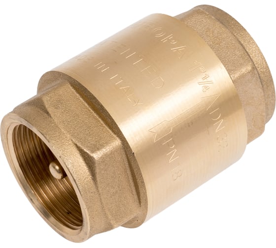 Изображение товара Обратный пружинный клапан STOUT Svc-0011-000032 1 1/4"  муфтовый, с металлическим седлом RG008T8CLI9LTE