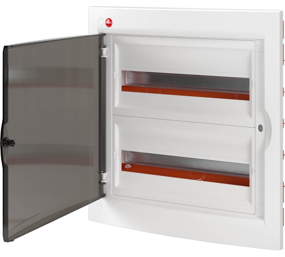 Изображение товара Щиток DKC встраиваемый с дверцей 36 мод.,IP41, белый, с клеммным блоком 63А RB36B4TWDDIY