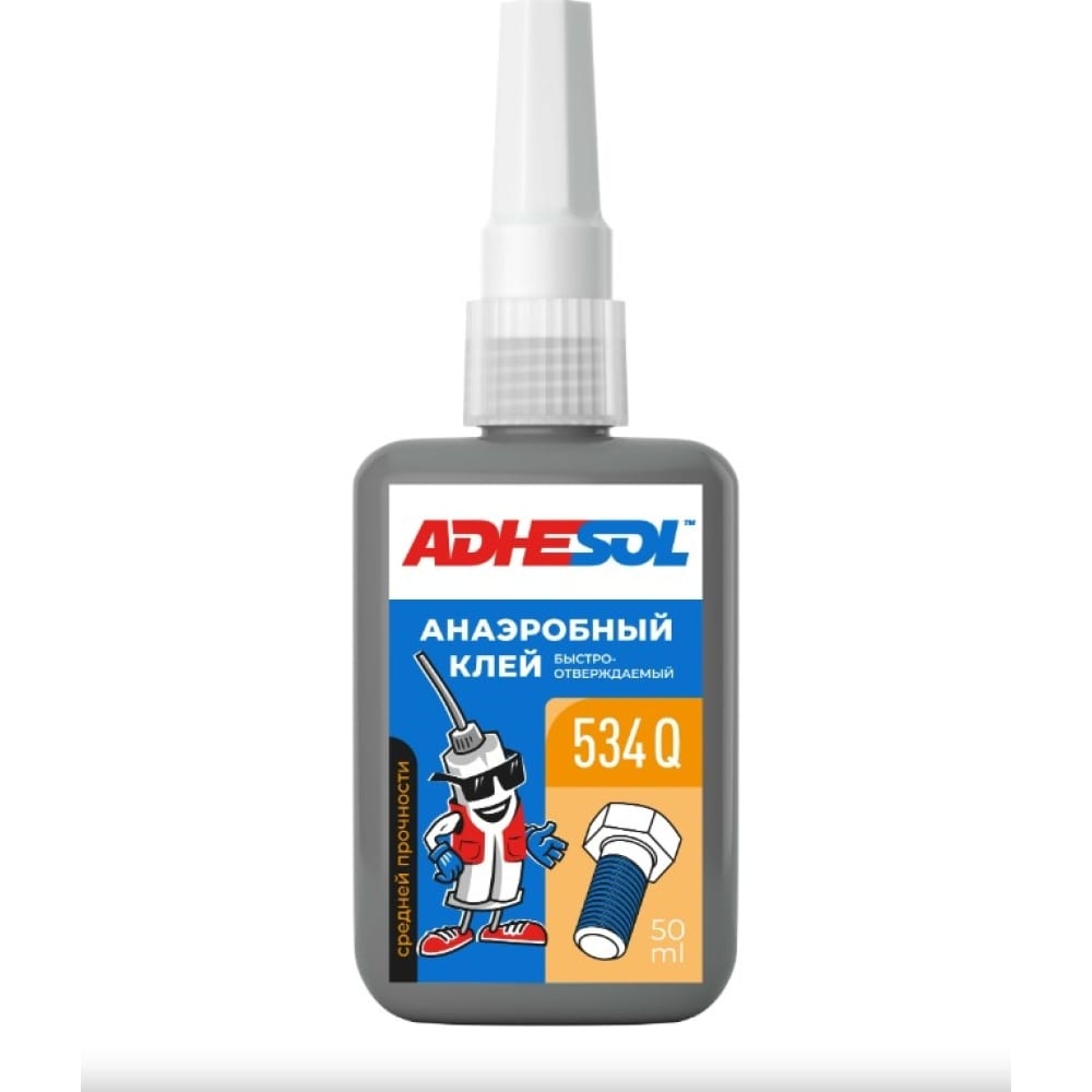 Анаэробный клей для резьбовых соединений ADHESOL высокопрочный анаэробный клей для резьбовых соединений adhesol