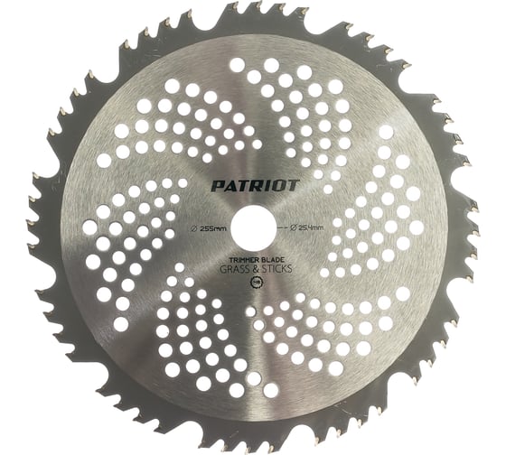 Изображение товара Нож TBM-48 (255 мм; 25.4 мм) для триммеров PATRIOT 809115228