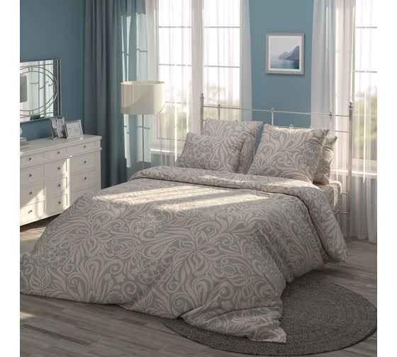 Изображение товара Постельное белье Самойловский Текстиль 2СП, бязь 105 гр/м2 наволочки 70x70 см, 2 шт Тиана 762932